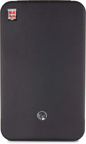 Miniatura 2 de Caja fuerte para cajones de medicamentos (cerradura de llave, 11-3/4 pulgadas de largo x 7 pulgadas de ancho x 2-7/8 pulgadas de alto)