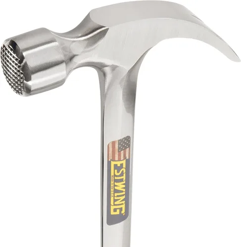 Miniatura 3 de ESTWING Martillo de encuadre – Martillo de garra curvada de mango largo de 22 onzas con cara fresada y agarre de reducción de golpes – E3-22CM