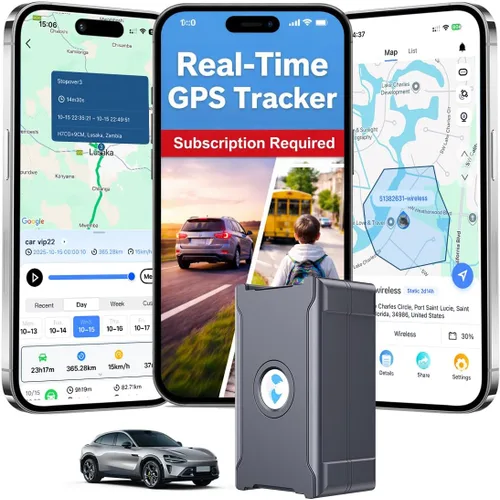 Rastreador GPS para vehículos, batería de larga duración de hasta 90 días, dispositivos de seguimiento para autos ocultos, en tiempo real,