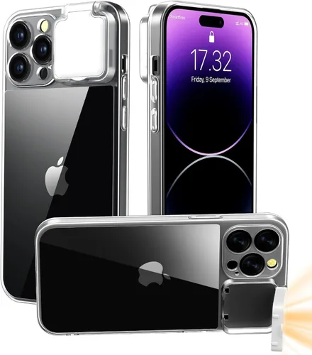 Miniatura 9 de Funda con luz para selfie para iPhone 13 Pro Max, con iluminación flash, funda para selfie, recargable, LED, compatible con transmisión en vivo