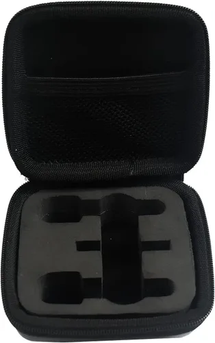 Miniatura 8 de Estuche de viaje duro para micrófono, estuche de micrófono Lavalier inalámbrico con 3 ranuras para micrófono de solapa con clip para micrófono