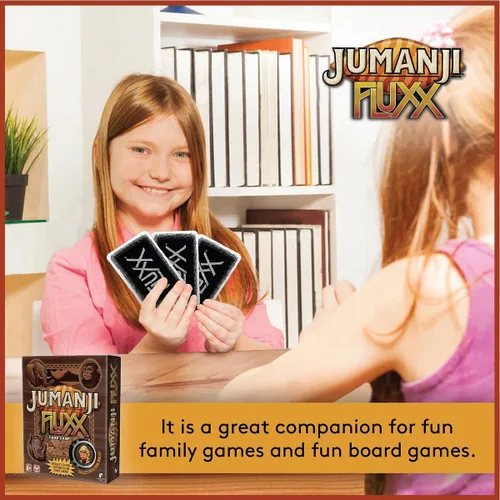 Miniatura 5 de Looney Labs Jumanji Fluxx Juego de Cartas - Experimenta el Caos de la Selva de Jumanji