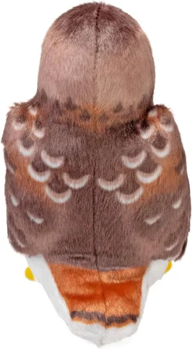 Miniatura 4 de Wild Republic Audubon Birds - Peluche de halcón de cola roja con auténtico sonido de pájaro, animal de peluche, juguetes de pájaros para niños