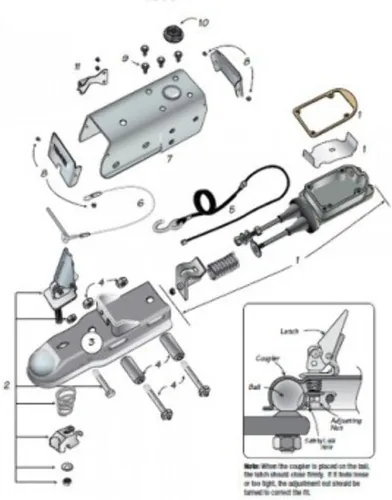 Miniatura 5 de Tie Down DEXTR MARINE Tie Down Engineering 82405 Kit de frenos de disco ventilado de 10 pulgadas 66