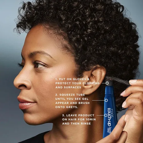 Miniatura 5 de Clairol Root Touch-Up - Gel de mezcla de color semipermanente para el cabello, 2 negros, paquete de 1