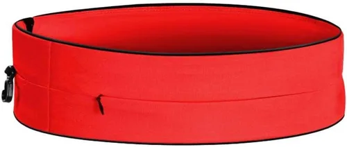 Miniatura 9 de Cinturón para correr para mujeres y hombres, riñonera para corredores. Bolsillos con cremalleras. Cinturón de dinero oculto para viajes. Cintura