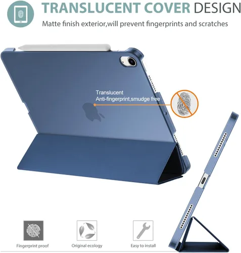 Miniatura 4 de ProCase Funda inteligente para iPad Air de 11 pulgadas M3 M2 2025 2024/10.9 Air 5ª 4ª Generación 2022 2020, Funda protectora para Air 5 4 - Azul