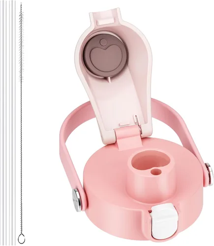 Miniatura 13 de Tapa 2 en 1 para tazas Owala Freesip, tapa de repuesto para Owala de 16 onzas, 24 onzas, 25 onzas, 32 onzas, 40 onzas, tapa superior de botella