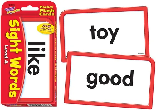 Miniatura 3 de Tarjetas flash de bolsillo, nivel A de visión de palabras