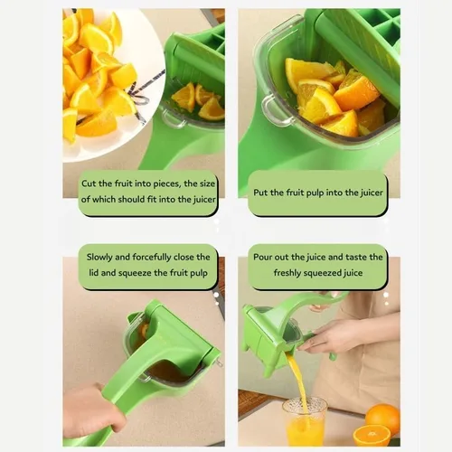 Miniatura 5 de Exprimidor manual de cítricos – Exprimidor manual de limón para naranja, lima, pomelo – Extractor de jugo resistente – Exprimidor de mano fácil