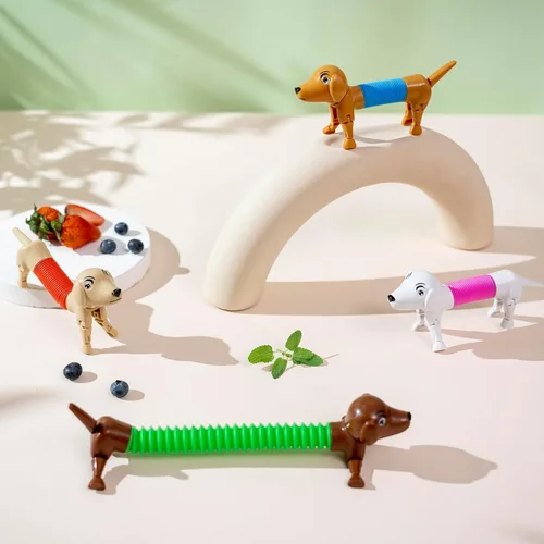 Miniatura 3 de Tubos para presionar para perros, juguetes sensoriales para niños con autismo, juguetes antiestrés para niños pequeños, recuerdos de fiesta
