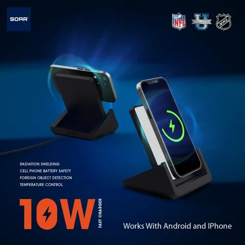 Miniatura 6 de SOAR NCAA Cell Phone Wireless Charging Stand V.4