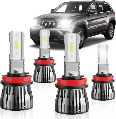 4 bombillas antiniebla compatibles con Jeep Grand Cherokee 2018 2019 2020 2021