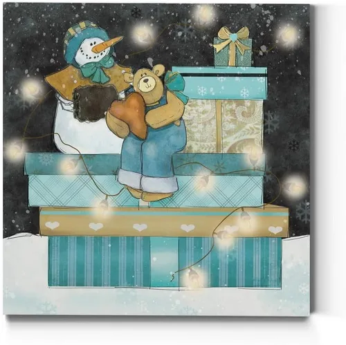 Miniatura 32 de Renditions Gallery Arte de pared de Doce días de Navidad, cuatro pájaros cantores, bonita obra de arte de invierno, decoración de canción navideña