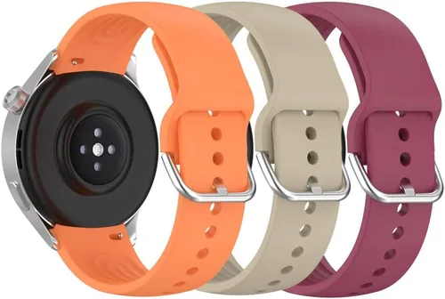 Miniatura 7 de Senter Correa de repuesto de liberación rápida de goma suave de 0.866 in para reloj inteligente Xiaomi S1 pro