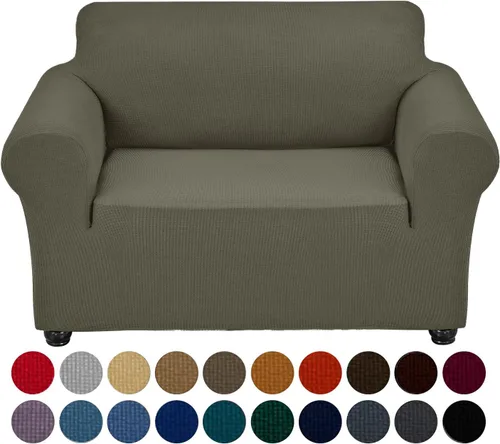 Miniatura 62 de Joccun Funda Elástica para Silla Sofá, Funda de Sofá de 1 Pieza Tela Jacquard de Spandex con Parte Inferior Elástica, Protector de Muebles Lavable
