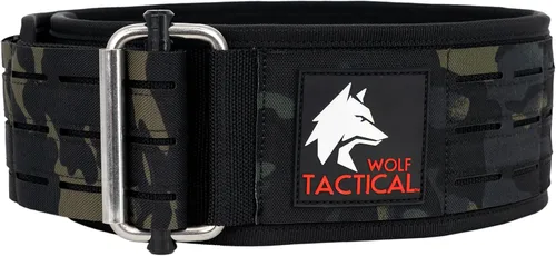 Miniatura 8 de WOLF TACTICAL Cinturón de levantamiento de pesas - Cinturón de peso para hombres, cinturón de levantamiento de pesas para levantamiento de pesas