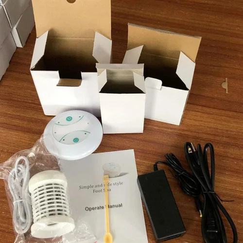 Miniatura 6 de Máquina de desintoxicación de baño de pies iónico portátil, limpieza iónica profesional de iones desintoxicación de pies Máquina de spa para uso