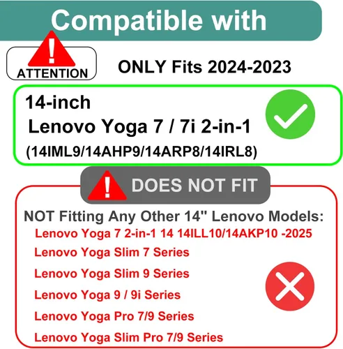 Miniatura 2 de KEANBOLL Paquete de 2 protectores de pantalla anti luz azul para Lenovo Yoga 7 / 7i 14 Pulgadas 2-en-1 Laptop táctil (/14IML9/14AHP9/14ARP8/14IRL8)