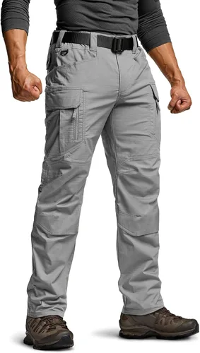 Miniatura 207 de CQR – Pantalones tácticos elásticos tipo cargo para hombre, resistentes al agua, de tela ripstop (antidesgarros), ligeros, ideales para uso diario