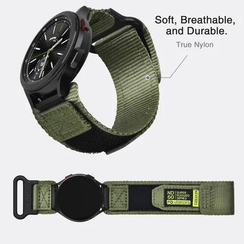Miniatura 4 de Nereides Compatible con Samsung Galaxy Watch Strap 7 6 5 4 FE 1.575 in 1.732 in/6 Classic 1.693 in 1.850 in/5 Pro 1.772 in/4 Classic 1.654 in 1.811