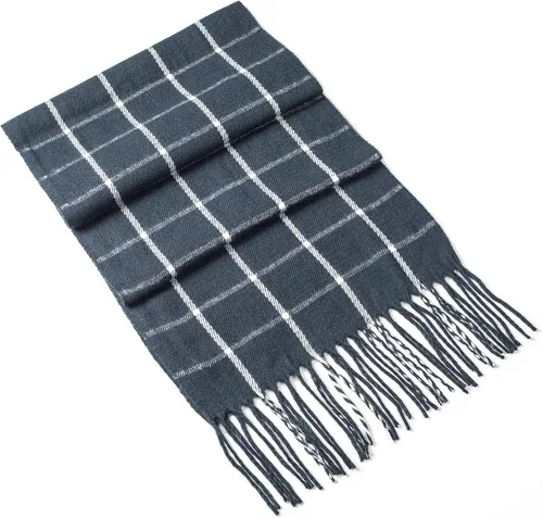 Miniatura 16 de Alpine Swiss Bufanda a cuadros para hombre, ultra suave, chal de invierno, cálido, ligero, para clima frío