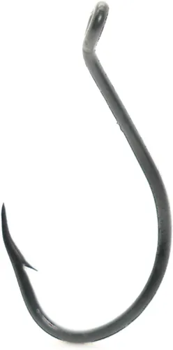 Mustad Clásico extra fuerte forjado invertido giró hacia arriba ojo cuchillo punta pulpo/pico gancho Negro