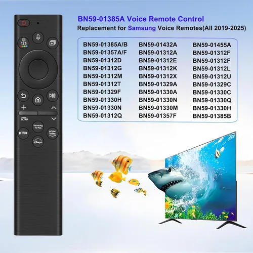Miniatura 2 de Nuevo reemplazo de control remoto universal de voz BN59-01385A, para control remoto Samsung Smart TV. para 2018-2024 Smasung Smart TV The Frame