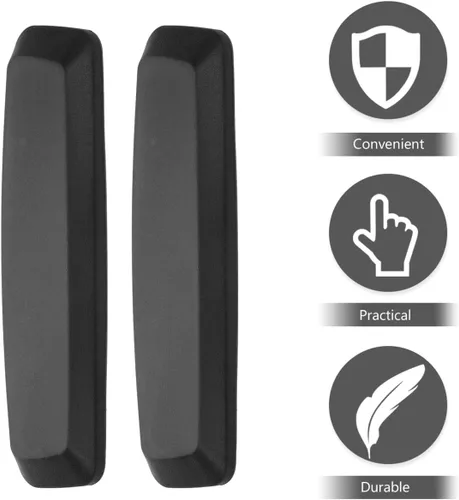 Miniatura 9 de Reemplazo de reposabrazos de elevación giratoria para sillas de oficina, almohadillas de cuero PU, cómodas y ajustables para silla de computadora