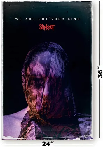 Miniatura 2 de Slipknot - Póster musical (We are Not Your Kind, portada del álbum, cara/máscara) (tamaño 24 x 36 pulgadas)