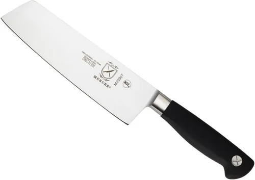 Miniatura 26 de Mercer Culinary M21076 Genesis Cuchillo de chef de 6 pulgadas con respaldo corto, negro