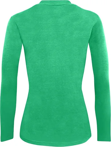 Miniatura 154 de Natural Uniforms Camiseta Under Scrub para mujer, cuello redondo, manga larga, paquete de 3, paquete múltiple de 3