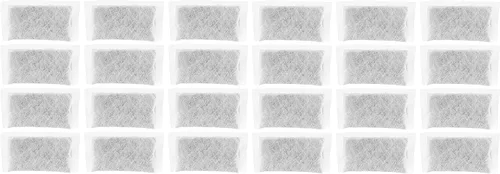 Nispira Bolsas de filtro de agua de carbón activado de repuesto compatibles con Megahome CO-Z Otros destiladores de agua para encimera, 24 paquetes