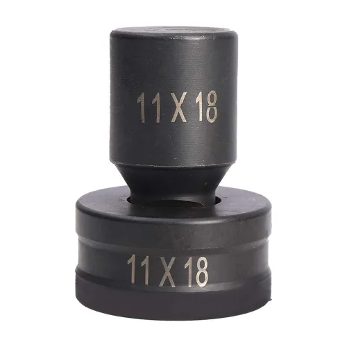 Miniatura 3 de 1 pieza de perforación hidráulica ranurada muere para la punzonadora hidráulica CH-70 (0.157x0.512 in)