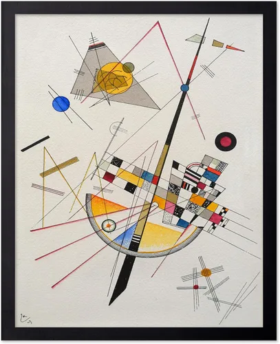 Miniatura 25 de Poster Master Póster vintage Wassily Kadinsky – Impresión retro delicada de tensión – Arte de formas geométricas – Arte abstracto – Arte moderno
