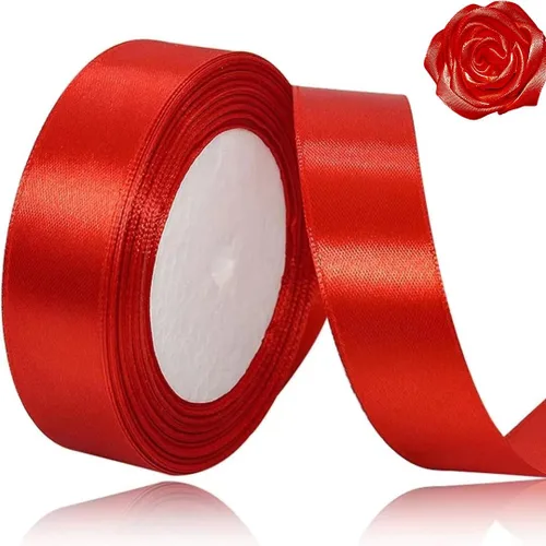 Miniatura 28 de Cinta beige de 1-1/2 pulgadas x 25 yardas, cinta de satén marfil de tela de color sólido para manualidades, coronas, fiesta de boda, Navidad, lazos