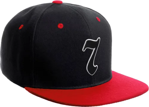 Miniatura 65 de Daxton Gorra clásica con visera de billete plano con letras del alfabeto inglés antiguo de la A a la Z