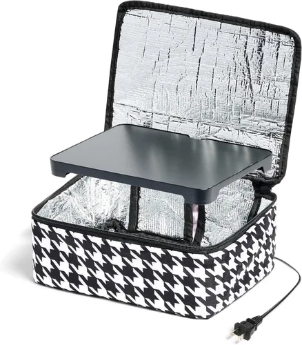 Miniatura 16 de HOTLOGIC Mini lonchera térmica - Calentador eléctrico portátil de alimentos para hombres y mujeres - Ideal para el trabajo, la oficina y la Rojo