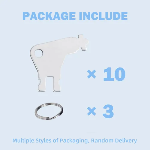Miniatura 3 de 10 unidades de dispensador universal de repuesto 50504 llave, grado comercial universal para dispensadores de papel higiénico y dispensadores