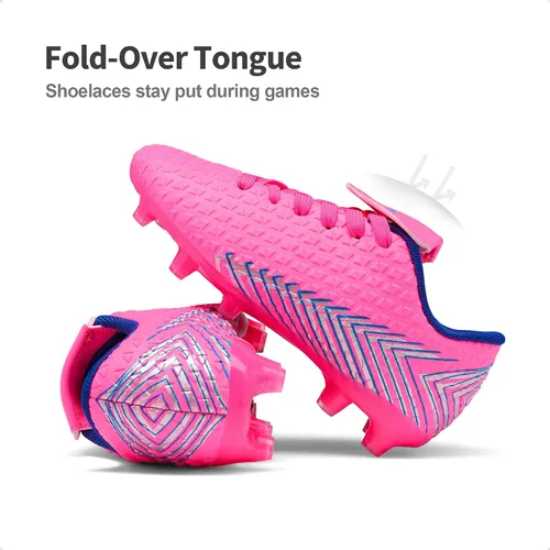 Miniatura 4 de DREAM PAIRS Boys Girls Outdoor Soccer Cleats Firm Ground Football Shoes for LittleBig Kid
