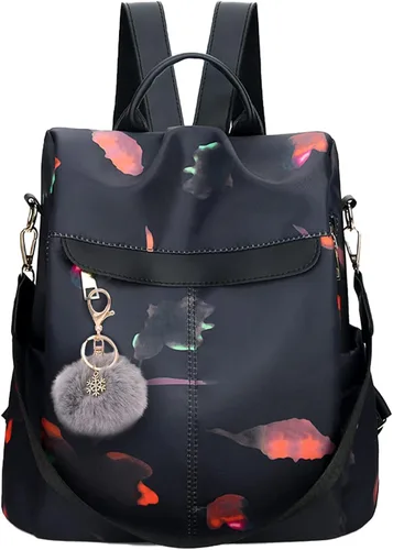 Miniatura 7 de Mochila para mujer, impermeable, antirrobo, bolsa de viaje, estiloA , L, Mochila