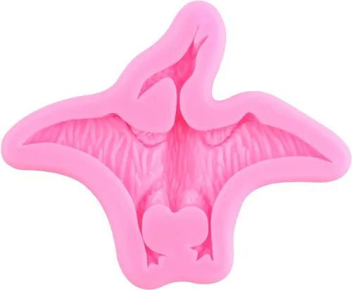 Miniatura 6 de ZiXiang Moldes de silicona de dinosaurio, molde de hojas tropicales para fondant, molde de hojas de helecho, molde de caramelo para baby shower