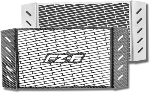 Miniatura 2 de Rejilla de radiador de motocicleta, protector de rejilla de radiador de motocicleta, cubierta de metal negro para modelos Y&AMAHA FZ6 FZ 6 FAZER