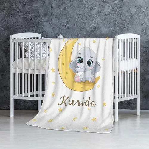 Miniatura 3 de Mantas personalizadas para bebé, manta personalizada para recién nacidos, infantes, niños, manta con nombre para/manta de forro polar personalizada