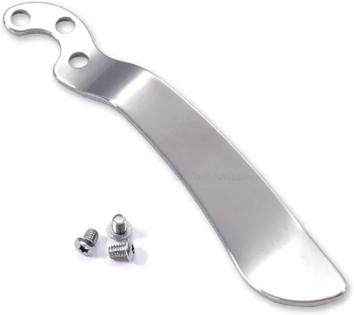 Miniatura 26 de EZSMITH (Modelo 1 Pinza de bolsillo universal - (Acabado táctico negro) - Pinza de bolsillo de repuesto para cuchillos plegables, teléfonos