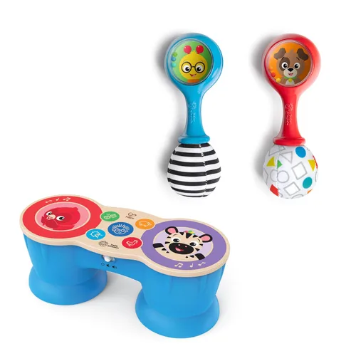 Miniatura 14 de Baby Einstein Strum Along Songs Magic Touch - Guitarra de juguete de madera con barra de Whammy, juguete de aprendizaje musical Montessori
