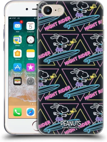 Miniatura 182 de Head Case Designs Peanuts Tropical Surf Snoopy Aloha Disco Gel Funda con licencia oficial [protección de grado militar] compatible con Apple iPhone