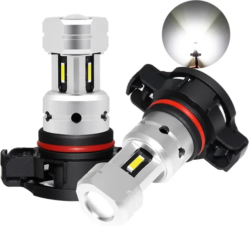 Miniatura 9 de PHINLION PSX24W 2504 - Bombillas LED amarillas antiniebla de 3800 lúmenes súper brillantes CSP 12276, reemplazo para lámparas antiniebla de coche