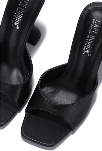 Miniatura 3 de Cape Robbin Lithe - Tacones altos sexys para mujer zapatos de tacón cuadrado con punta abierta