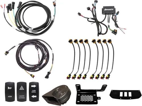 Miniatura 5 de SuperATV Kit de señal de giro de lujo para Can-Am Commander 2011-2020 Can-Am Commander Interruptor basculante de señal de giro montado en tablero